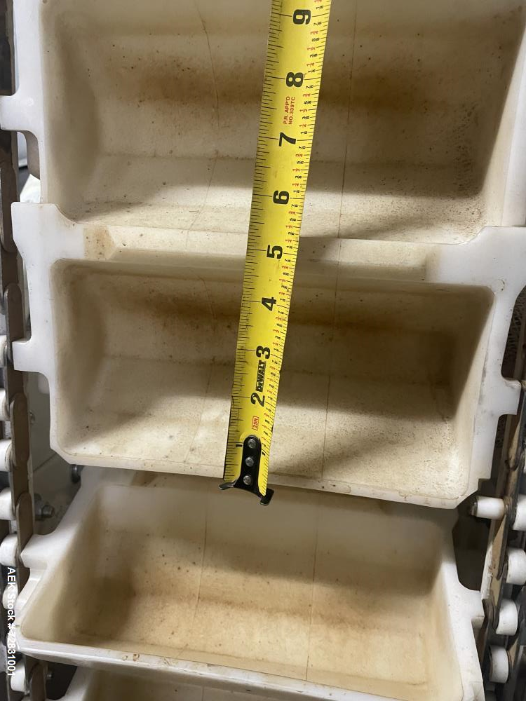 Used Deamco Model BES-09P-T-X. S Style Bucket Elevator