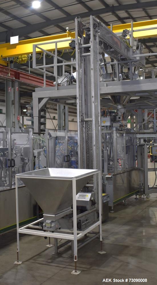 Used Eriez Model 26C Stainless Steel Z Shaped Bucket Elevator.