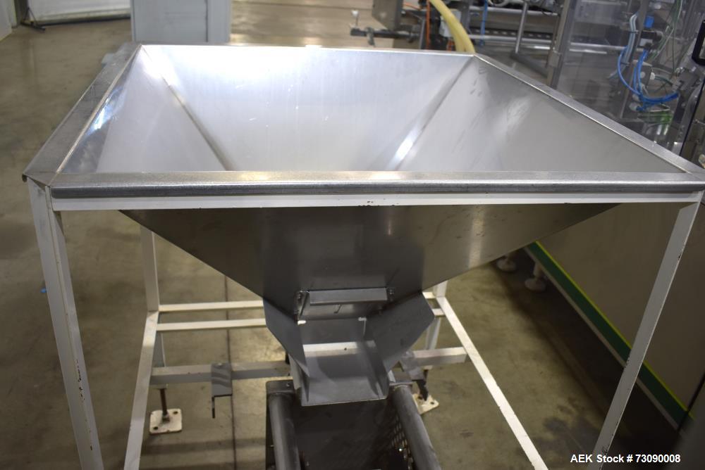 Used Eriez Model 26C Stainless Steel Z Shaped Bucket Elevator.