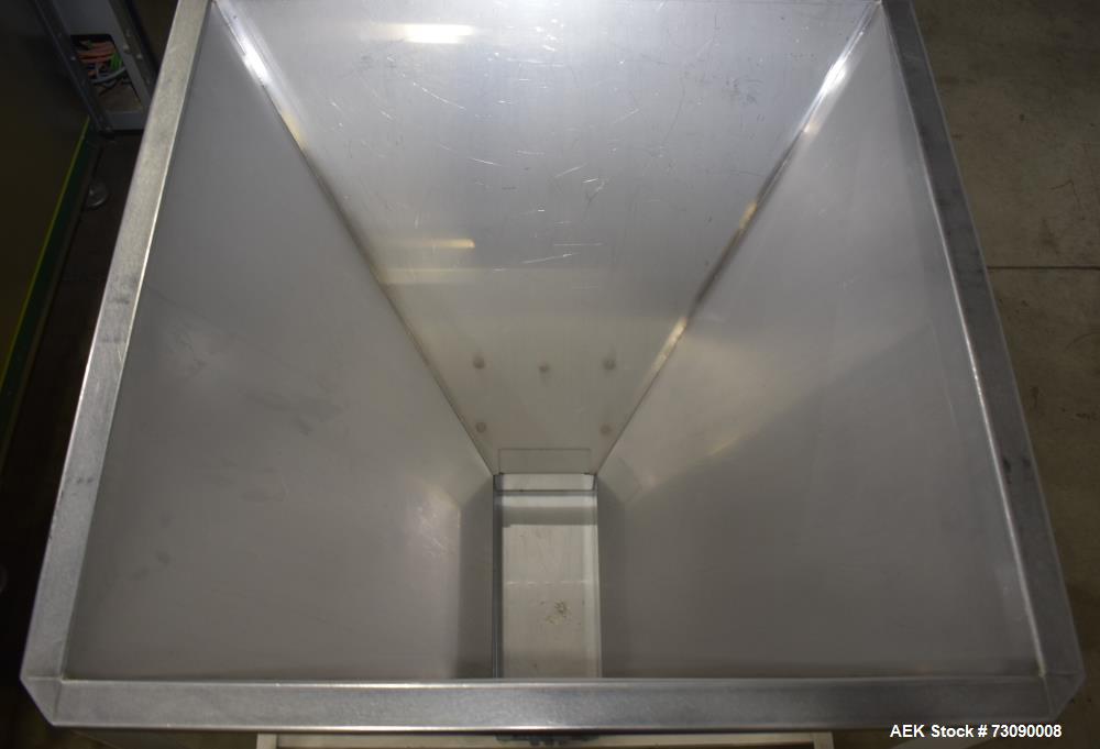 Used Eriez Model 26C Stainless Steel Z Shaped Bucket Elevator.