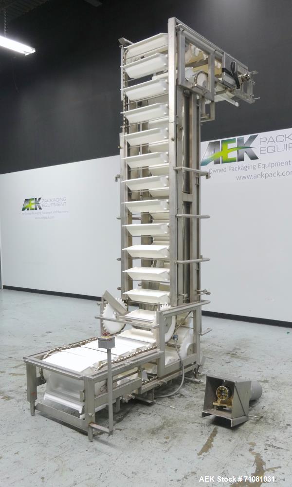 Used Nedco Model Ultra Lift Pivoting Bucket Elevator