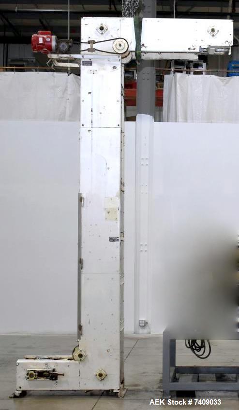 Pre-Owned Frazier Bucket Elevator with 10" x 5.5" Buckets – Formerly Used for Candy & Mints