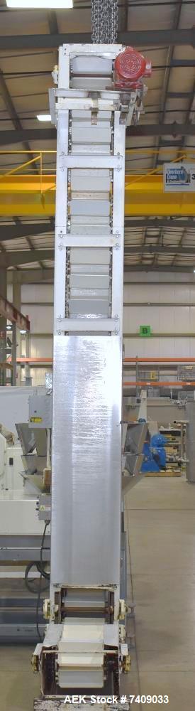 Pre-Owned Frazier Bucket Elevator with 10" x 5.5" Buckets – Formerly Used for Candy & Mints
