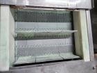 Used- PSG-Dallas Z-Inclined Conveyor. Stainless steel outer, with Plastic Belt. Approximate 15-1/4