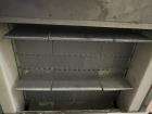 Used- PSG-Dallas Z-Inclined Conveyor. Stainless steel outer, with Plastic Belt. Approximate 15-1/4