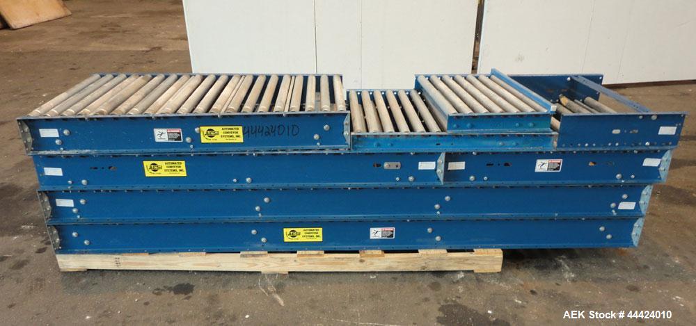 Used Carbon Steel Automated Conveyor Systems Powered Roller Conveyo