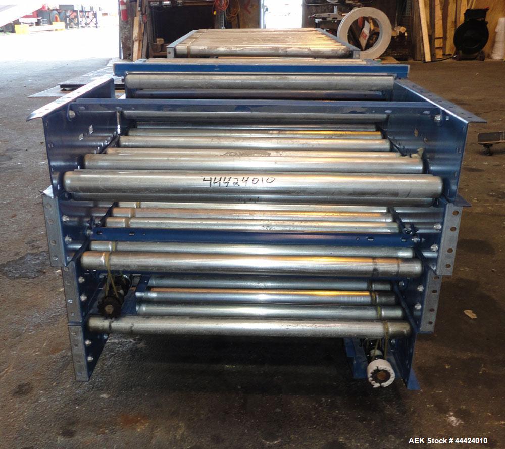 Used Carbon Steel Automated Conveyor Systems Powered Roller Conveyo