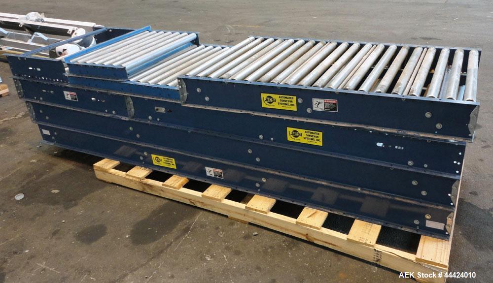 Used Carbon Steel Automated Conveyor Systems Powered Roller Conveyo
