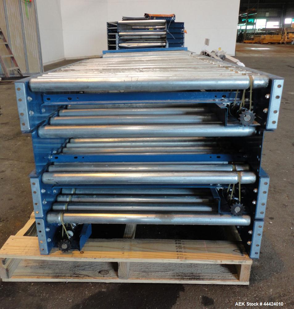 Used Carbon Steel Automated Conveyor Systems Powered Roller Conveyo