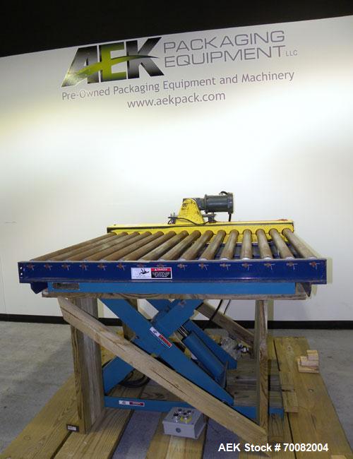 Used Prime Conveyor Chain Driven Live Roller Conveyor, Model 5-CDLR, Carbon Steel. 48’’ wide x 60’’ long conveyor section, driven by a 3/4 hp, 3/60/208-230/460-480 volt, 1725 rpm gear motor. Conveyor...