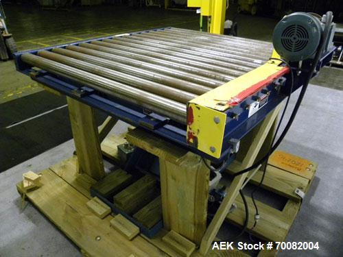Used Prime Conveyor Chain Driven Live Roller Conveyor, Model 5-CDLR, Carbon Steel. 48’’ wide x 60’’ long conveyor section, driven by a 3/4 hp, 3/60/208-230/460-480 volt, 1725 rpm gear motor. Conveyor...