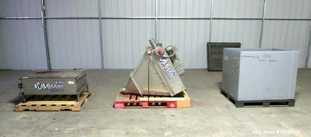 Used Cablevey Tubular Drag Cable & Disc Conveyor, Model 4100 Series