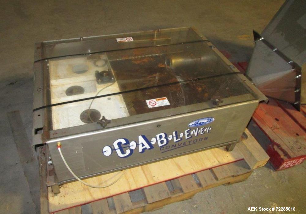 Used- Cablevey 4100 Series Tubular Drag Cable & Disc Conveyor