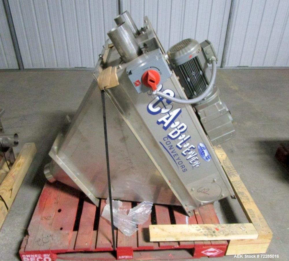 Used Cablevey 4100 Series Tubular Drag Cable & Disc Conveyor