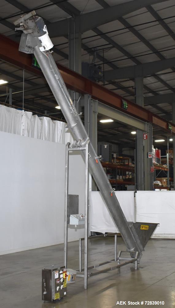 Stainless Steel Inclined Screw Conveyor