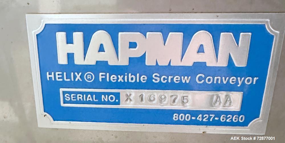 Used Hapman Series # 300 Helix Conveyor