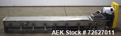  Screw Conveyor, 304 Stainless Steel. Approximate trough 110" long x 10-1/2" wide x 10-1/2" deep. To...