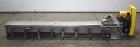 Used Screw Conveyor, 304 Stainless Steel. Approximate trough 110