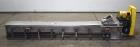 Used- Screw Conveyor, 304 Stainless Steel. Approximate trough 110