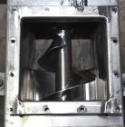 Used Screw Conveyor, 304 Stainless Steel. Approximate trough 110