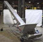 Used- Bulk Material Incline Screw Conveyor. Approximate 9