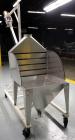 Used Hapman Model 300SS Helix Fleixible Screw Conveyor. Has 3