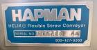 Hapman Series # 400 Helix Flexible Screw Conveyor.