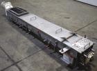 Used- American Process Screw Conveyor, Model S009-5434/SCH*09, 304 Stainless Steel. Top infeed 20