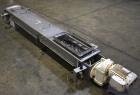 Used- American Process Screw Conveyor, Model S009-5434/SCH*09, 304 Stainless Steel. Top infeed 20