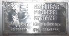 Used- American Process Screw Conveyor, Model S009-5434/SCH*09, 304 Stainless Steel. Top infeed 20