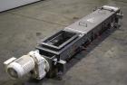 Used- American Process Systems Screw Conveyor, Model S009-5434/SCH*09, 304 Stainless Steel.  Top infeed 20