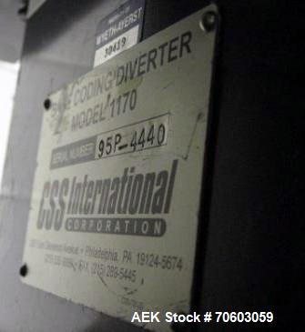 Used CSS International Bottle Separator, Model 1170