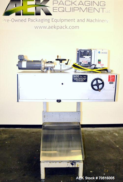 Used IASE (Industrial Automation Systems Engineering) Side Belt Portable Transfer Conveyor, Model CVS-1/200
