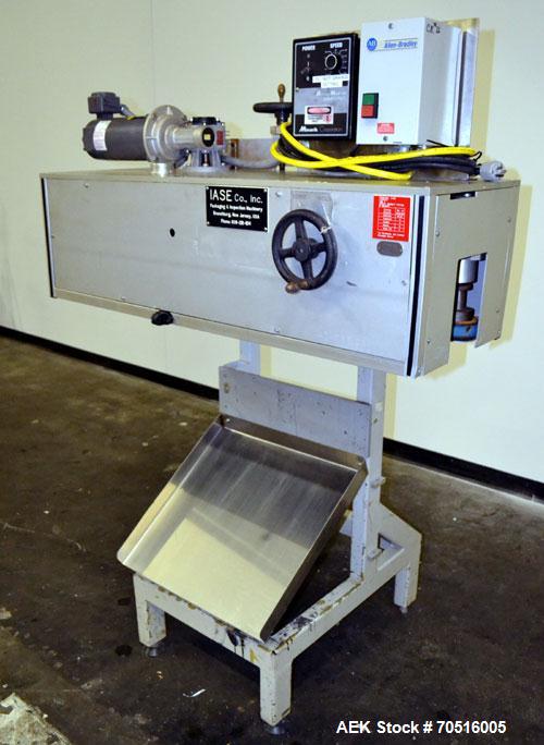 Used IASE (Industrial Automation Systems Engineering) Side Belt Portable Transfer Conveyor, Model CVS-1/200
