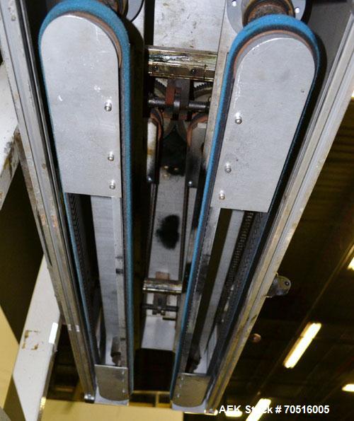 Used IASE (Industrial Automation Systems Engineering) Side Belt Portable Transfer Conveyor, Model CVS-1/200