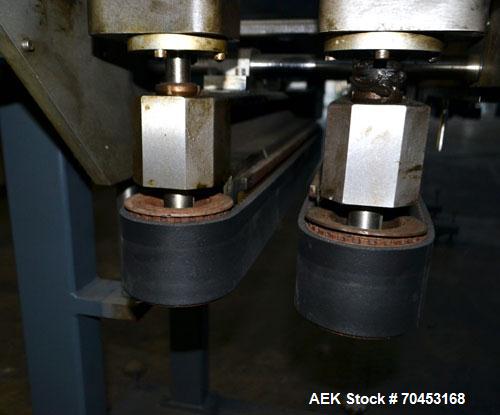 Used Gap Transfer Belt. Driven by a 3/4 HP, 90 Volt, 1725 RPM motor. SELLING PRICE AS IS, WHERE IS, SANFORD, NC.