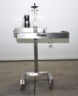 Used Garvey Side Belt Gap Transfer Conveyor. (2) Belts, approximate 39