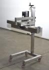Used Garvey Side Belt Gap Transfer Conveyor. (2) Belts, approximate 39
