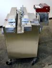 Used Digital Design M400 Transport System, Model M400TRSS, Stainless Steel. (2) 1’’ Wide x 32’’ long horizontally mounted belts. Product size range: Height 1’’ to 12’’, Width 1’’ to 7’’, Length 1’’ t...