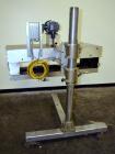 Used Side Belt Portable Transfer Conveyor. (2) Approximately 1” wide x 45” long side belts, manually adjustable from 1/2
