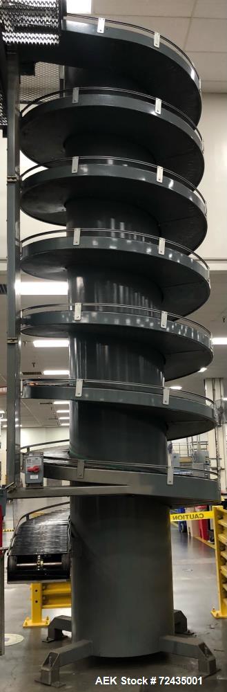 Pre-Owned Ambaflex Model SV400-1300 Spiral Conveyor for Sale