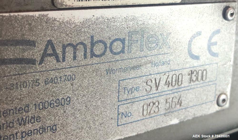 Pre-Owned Ambaflex Model SV400-1300 Spiral Conveyor for Sale