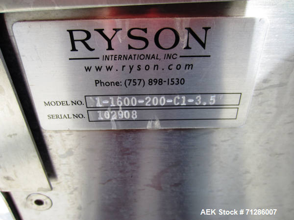 Used RYSON Spiral Conveyor