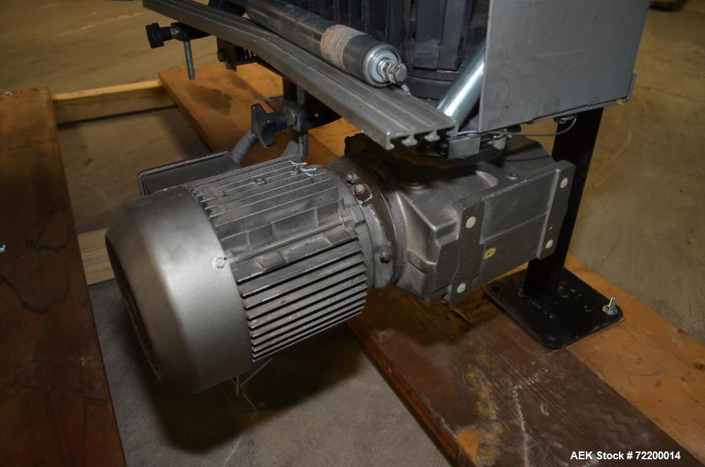 Used Ryson 12" Wide Unit Load Spiral Decline Case Conveyor, Model 1200300