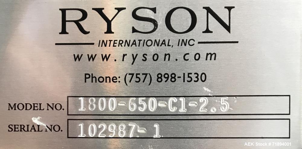 Used Ryson Spiral Conveyor System.
