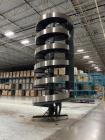Used Ambaflex Spiral Case Conveyor – Model SpiralVeyor SV, 252” Tall, 92” Belt, Stainless Steel