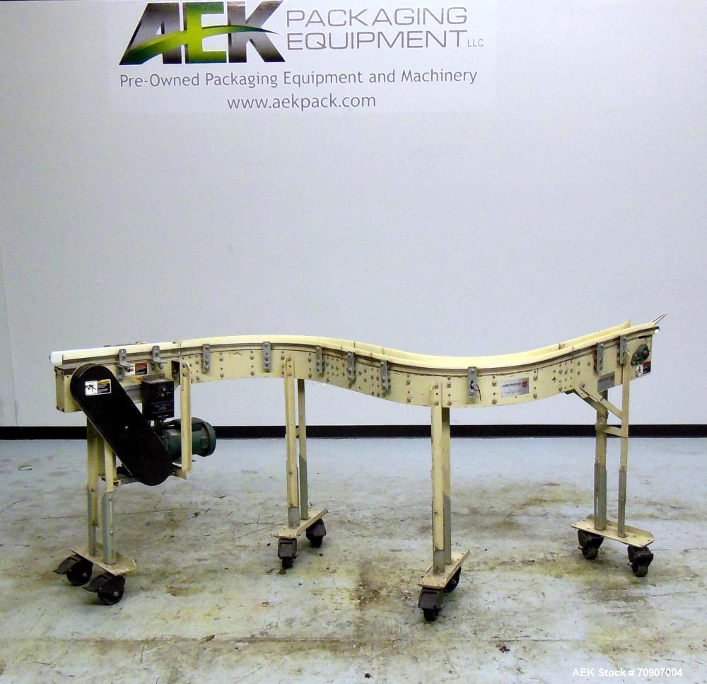 Used Arrowhead S" Curve Table Top Chain Conveyor