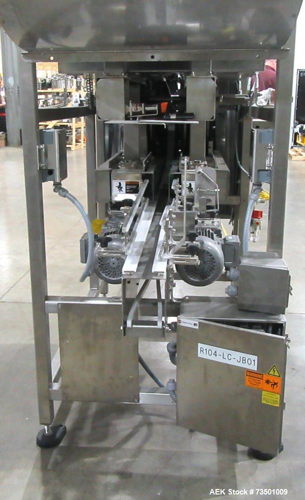 Unused Arrowhead Line Conveyor with Gripper Air Lowerator Rinser. Has Nema 4X HBLDS3AC local motor safety disconnects and Septimatech guide rails.