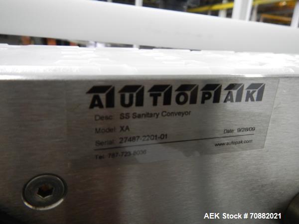 Used AutoPak Slat Conveyor, Model XA
