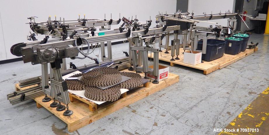 Used Simpli-Flex Modular Puck-Conveyor System
